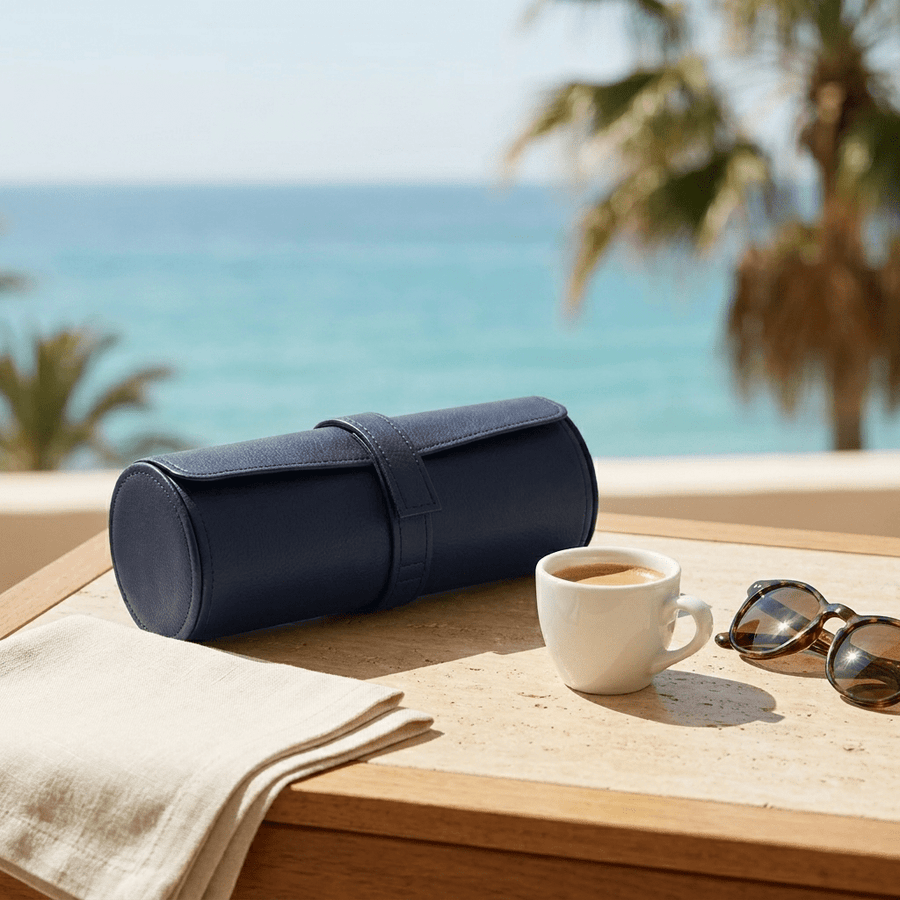 Leanschi horlogerol Navy - lifestyle-terras reis lifestyle