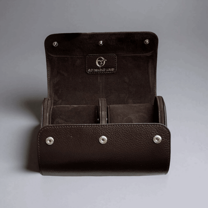 Horlogerol Leder 2 horloges Old Fashioned Luxury