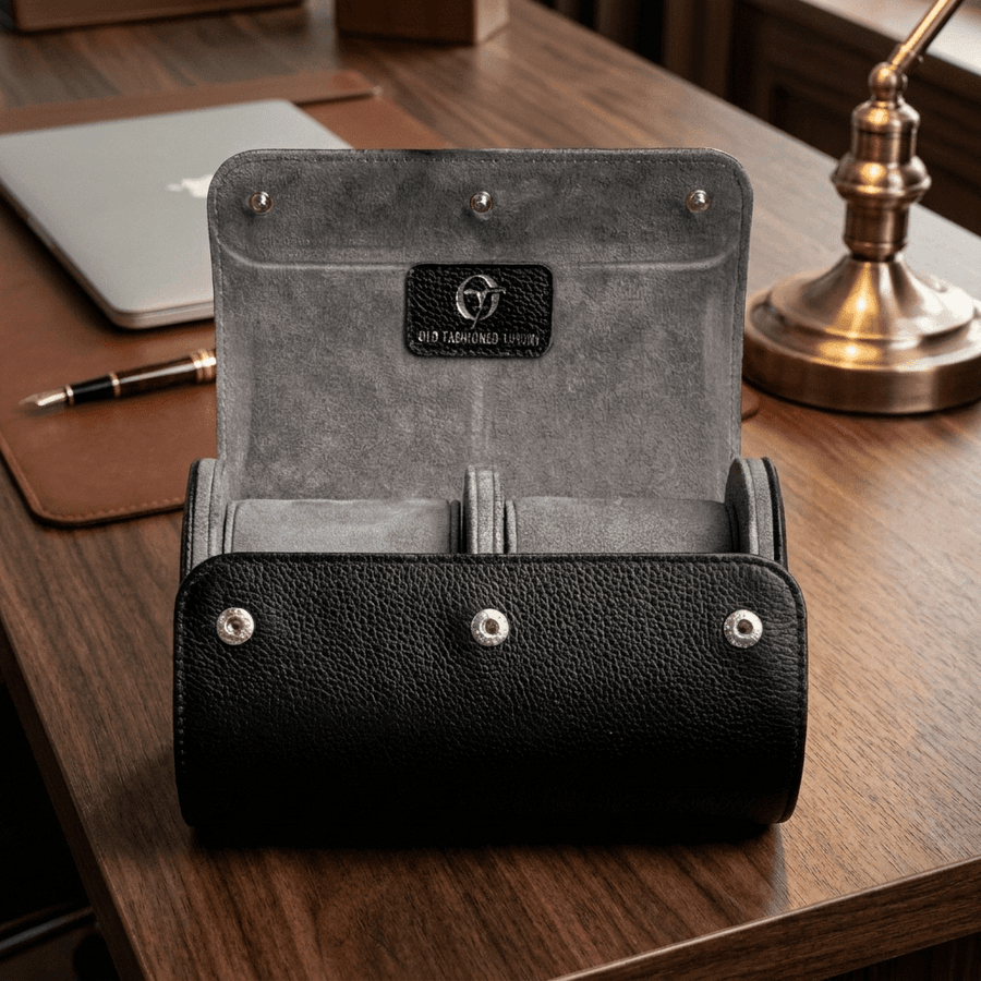 Old Fashioned Luxury horlogerol 2h Zwart - lifestyle-kantoor