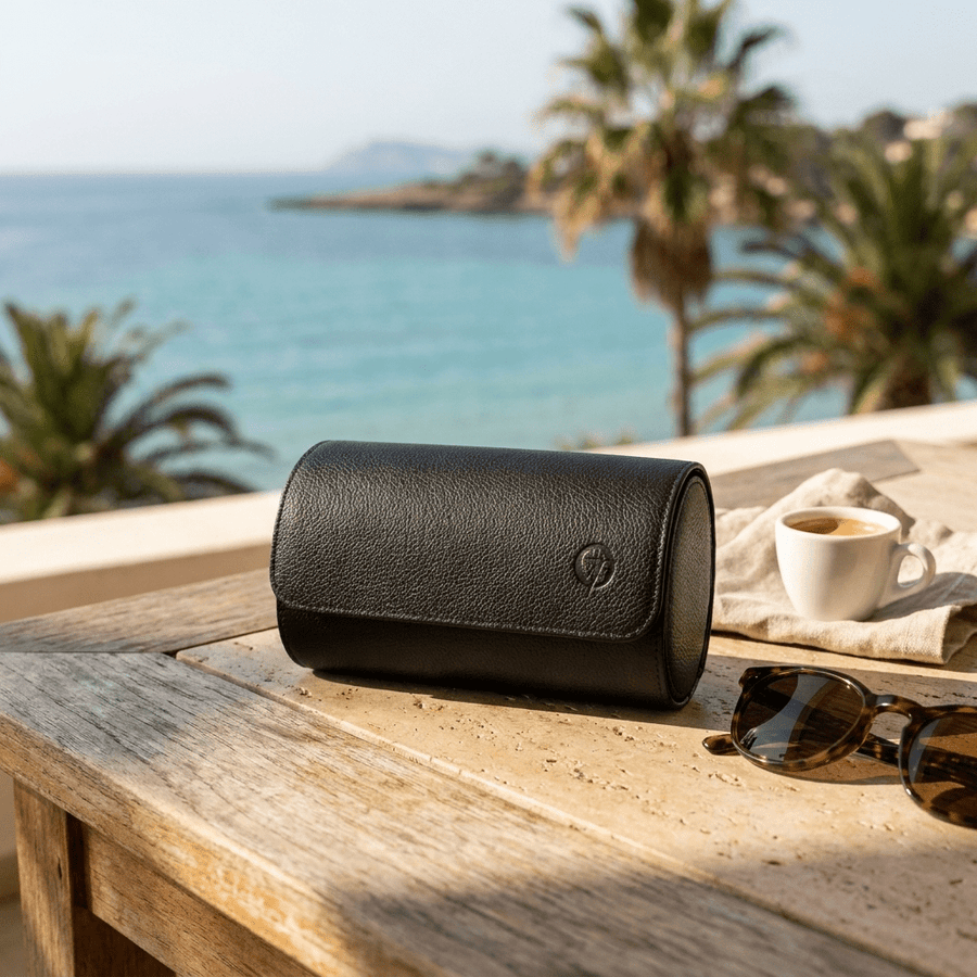 Old Fashioned Luxury horlogerol 2h Zwart - lifestyle-terras