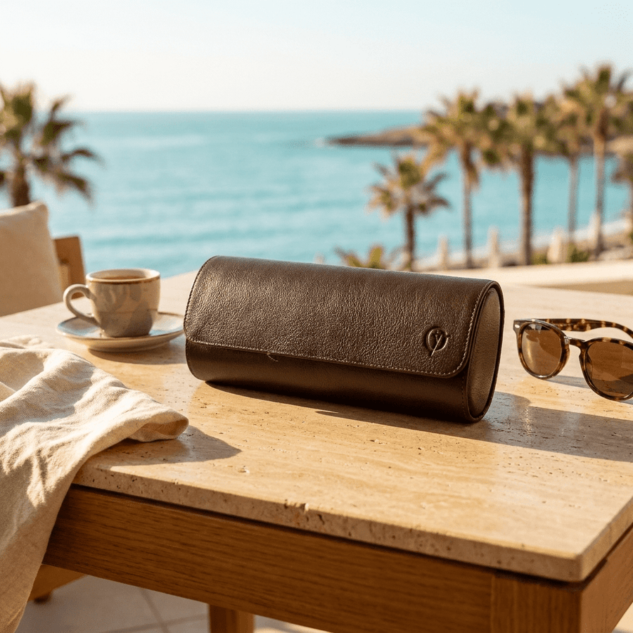 Old Fashioned Luxury horlogerol 3h Espresso Bruin - lifestyle-terras