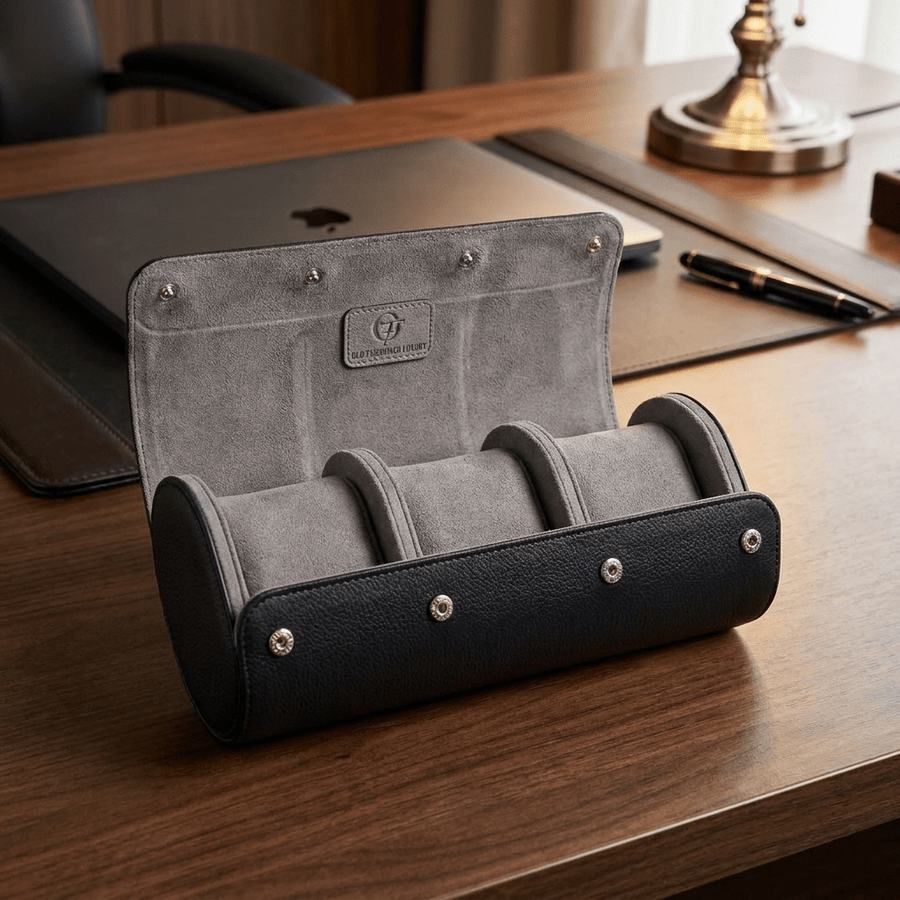 Old Fashioned Luxury horlogerol 3h Zwart - lifestyle-kantoor