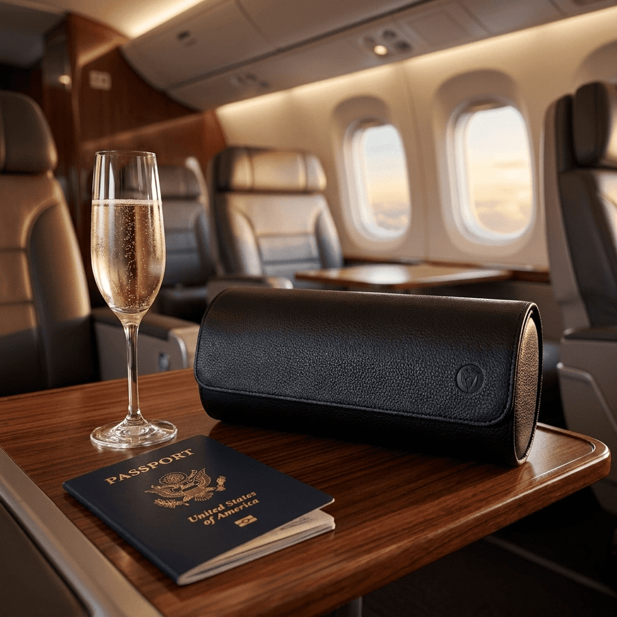 Old Fashioned Luxury horlogerol 3h Zwart - lifestyle-vliegtuig