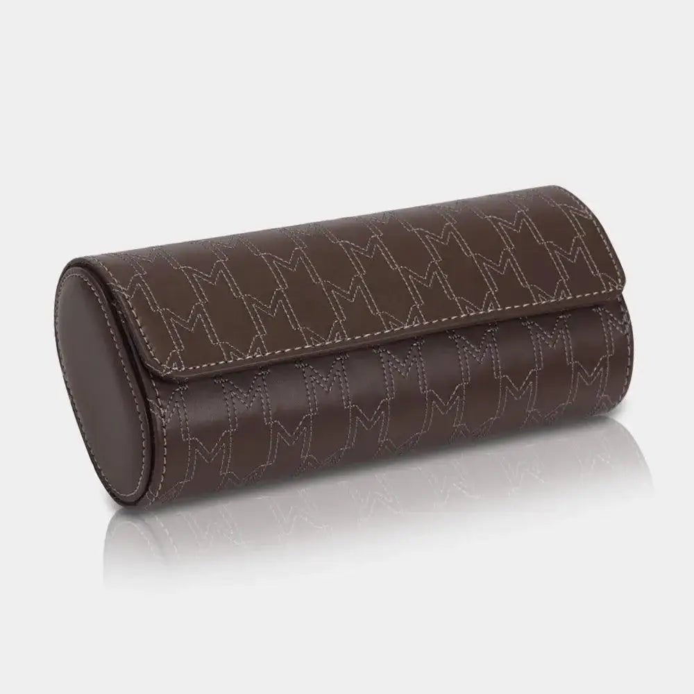Horlogerol Bruin leder 3 Horloges Modalo - Horlogedoos - Horlogerieshop.nl