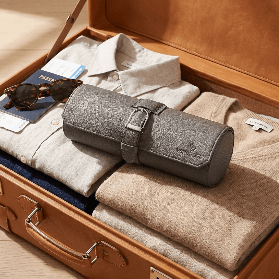 Windrose 1967 Marvella horlogerol Taupe - lifestyle-koffer reis lifestyle