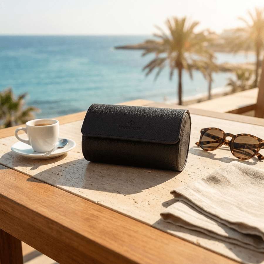 Windrose 1967 Tempora-2 horlogerol Zwart - lifestyle-terras reis lifestyle
