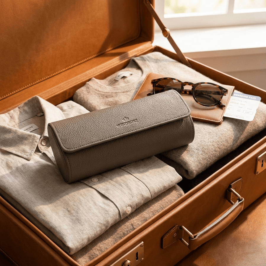 Windrose 1967 Tempora-3 horlogerol Taupe - lifestyle-koffer reis lifestyle