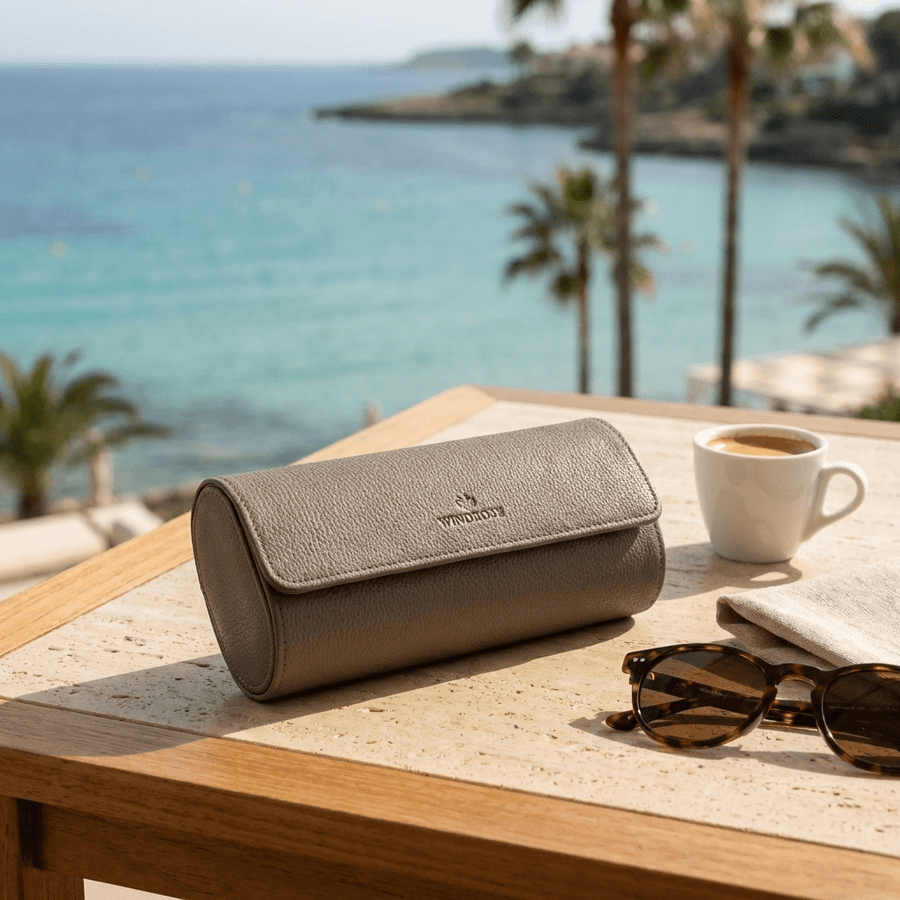 Windrose 1967 Tempora-3 horlogerol Taupe - lifestyle-terras reis lifestyle