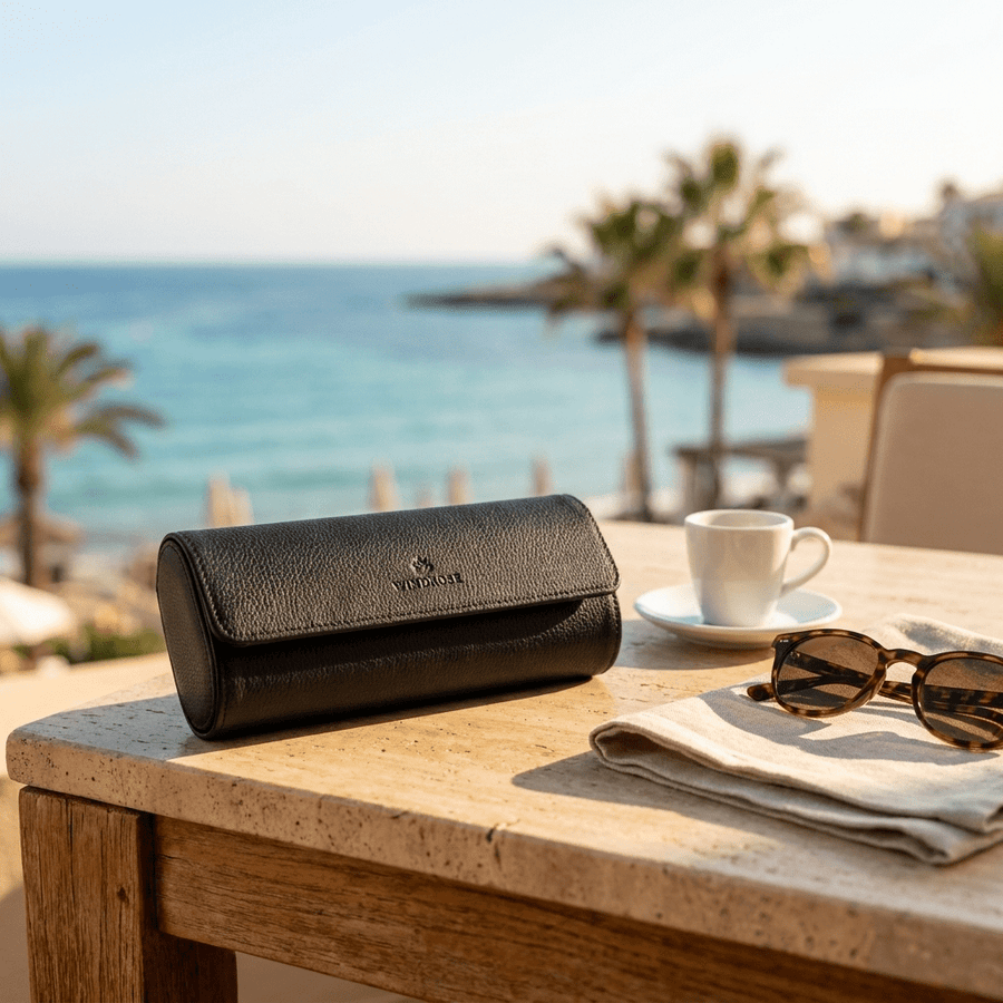 Windrose 1967 Tempora-3 horlogerol Zwart - lifestyle-terras reis lifestyle