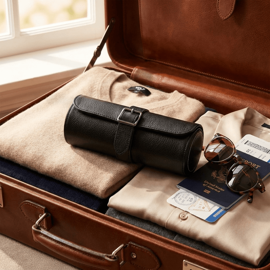 Wolf 1834 British Racing horlogerol Saphire Black - lifestyle-koffer
