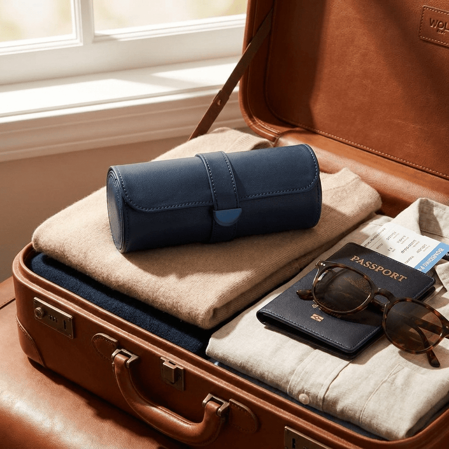 Wolf 1834 Earth horlogerol Midnight Blue - lifestyle-koffer