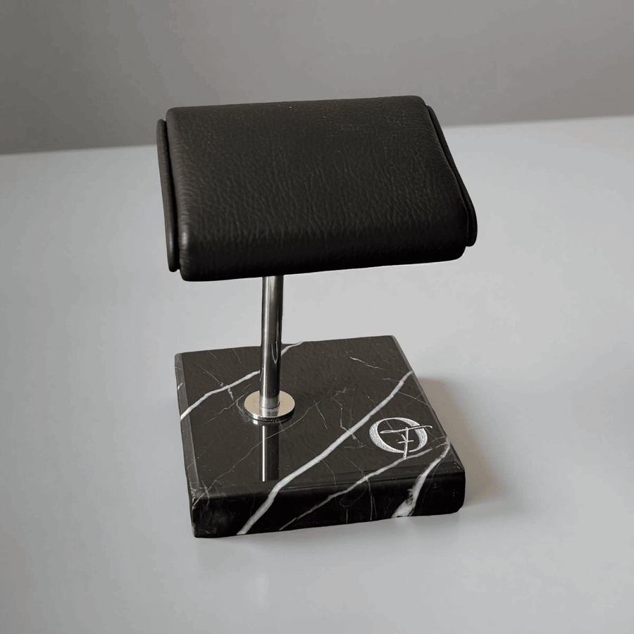 Horlogestandaard Marmer 1 horloge Leder Old Fashioned Luxury