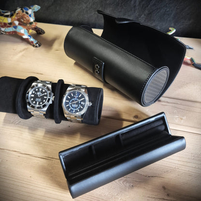 Horlogrol Axis 3 horloges Wolf 1834 - Horlogerieshop.nl
