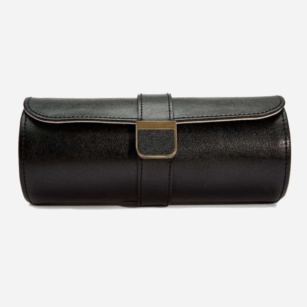 Horlogrol Palermo 2 horloges met juwelen pouch Wolf 1834 - Horlogerieshop.nl