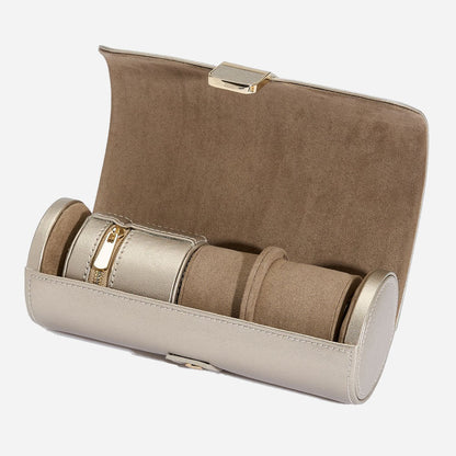 Horlogrol Palermo 2 horloges met juwelen pouch Wolf 1834 - Horlogerieshop.nl