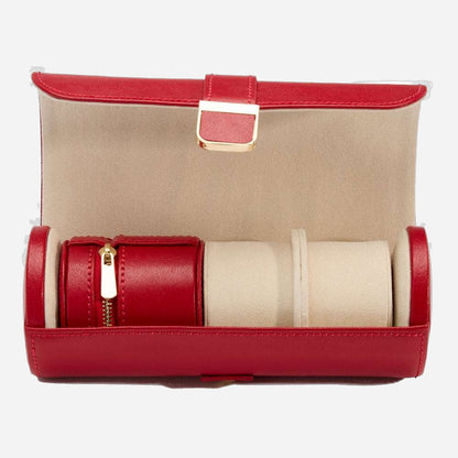Horlogrol Palermo 2 horloges met juwelen pouch Wolf 1834 - Horlogerieshop.nl