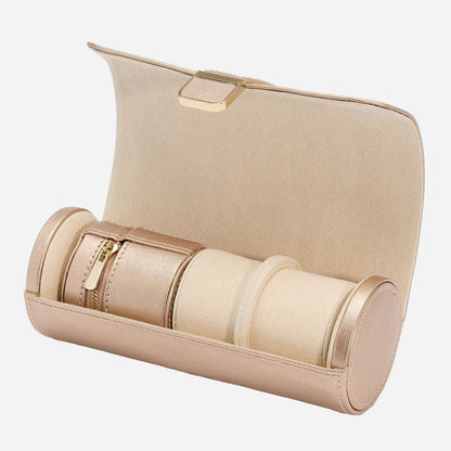 Horlogrol Palermo 2 horloges met juwelen pouch Wolf 1834 - Horlogerieshop.nl