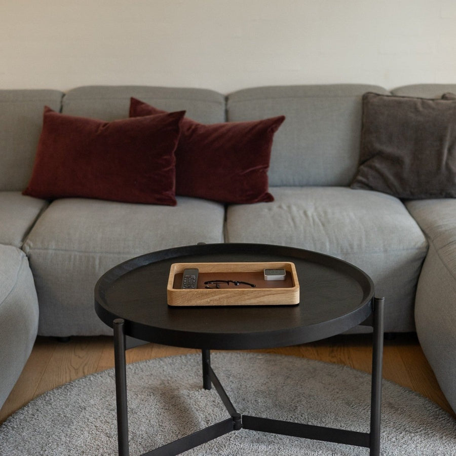Horlogetray Large Natuur Eiken Morelund - Horlogerieshop.nl