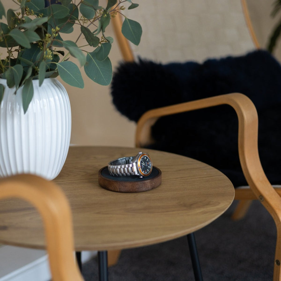 Horlogetray Donker Eiken Morelund - Horlogerieshop.nl
