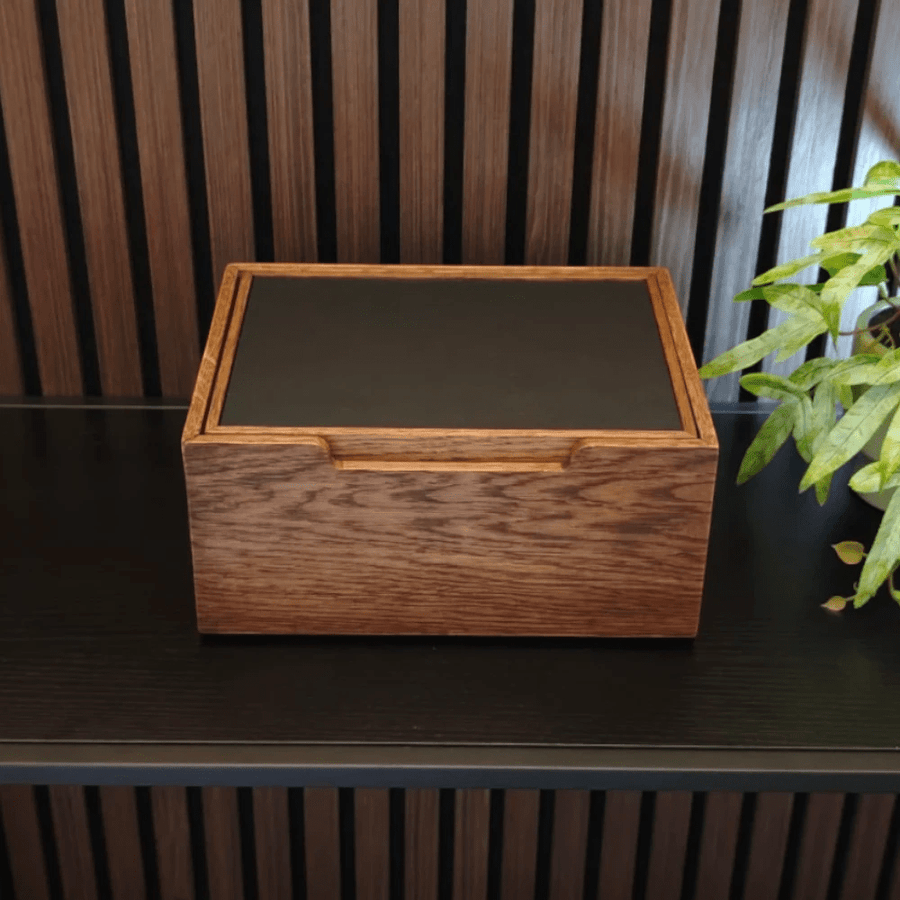 Horlogedoos Donker Eiken 6 Horloges Morelund - Horlogerieshop.nl