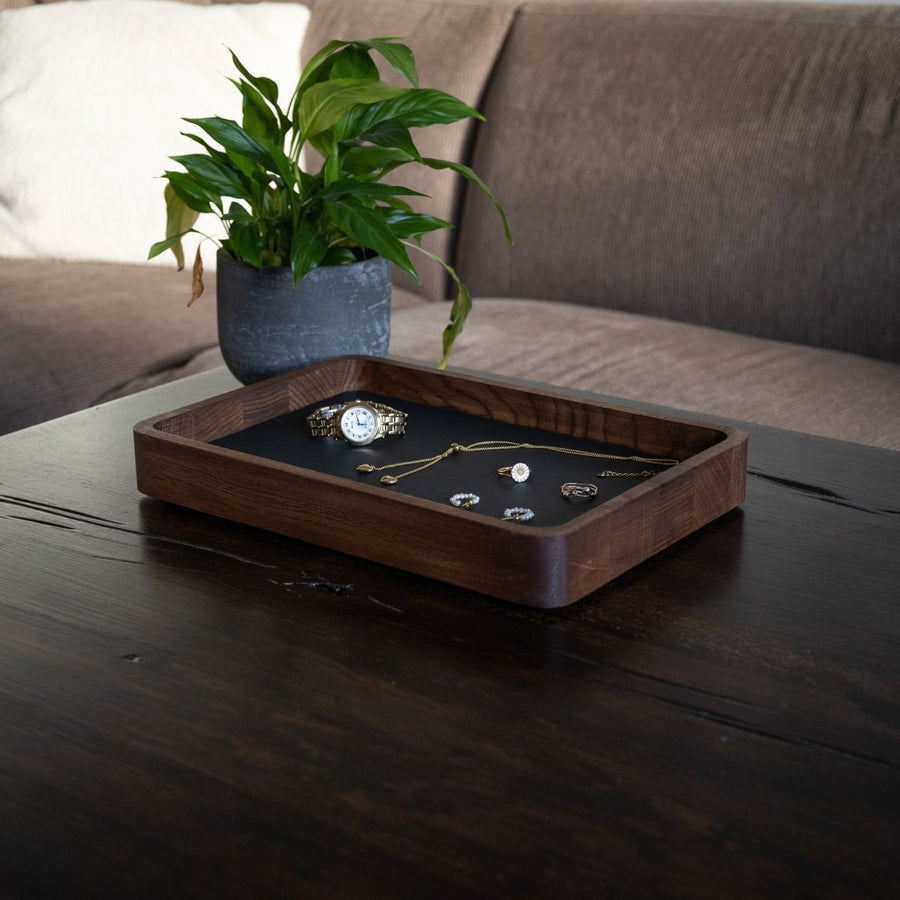 Horlogetray Large Donker Eiken Morelund - Horlogerieshop.nl