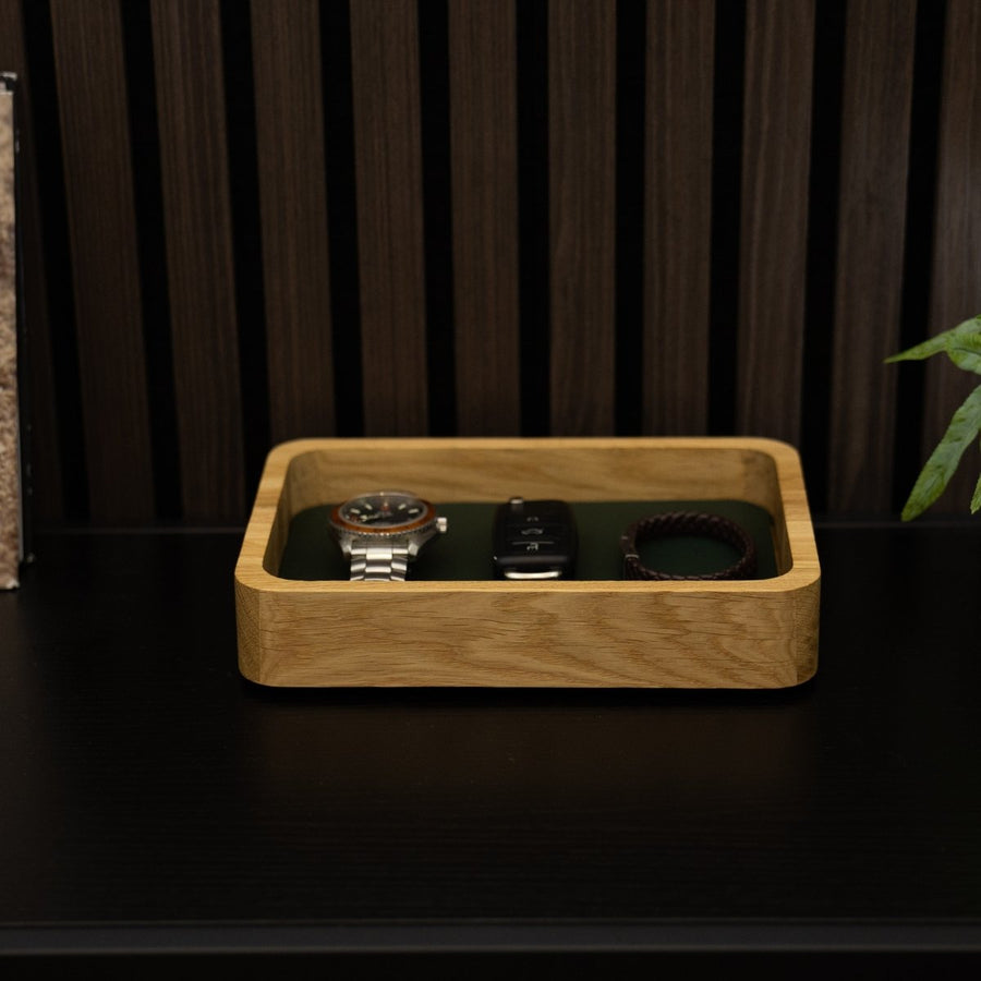 Horlogetray Small Natuur Eiken Morelund - Horlogerieshop.nl