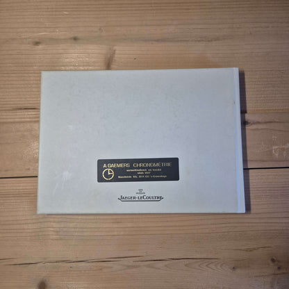 Jaeger-LeCoultre collection 1991 (duitstalig) - Horlogerieshop.nl