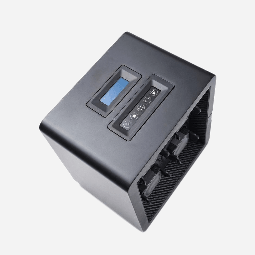 Leanschi Smart watch winder All Black bedienpaneel