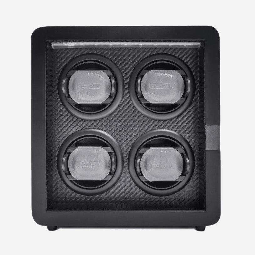 Leanschi Smart watch winder All Black zijaanzicht