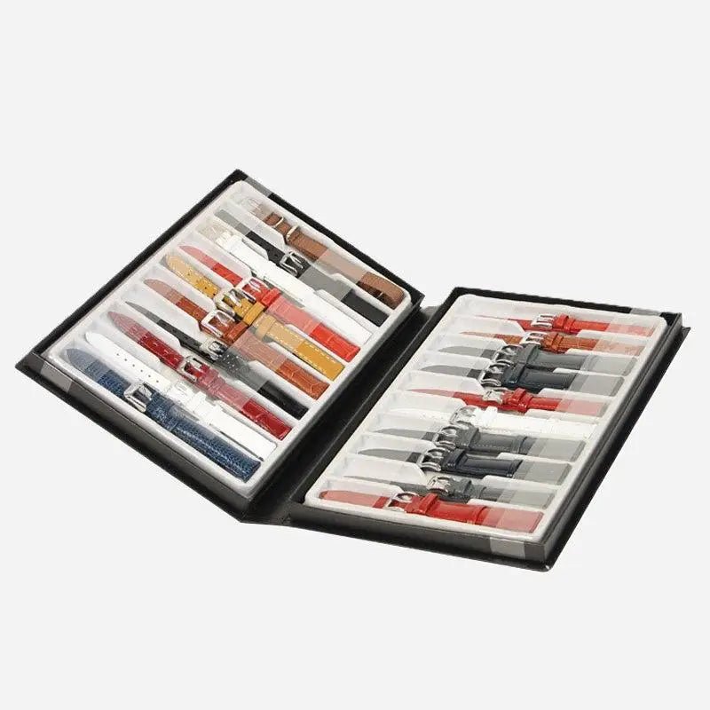 Opbergmap horlogebanden Zwart 20 stuks - Horlogebanden - Horlogerieshop.nl