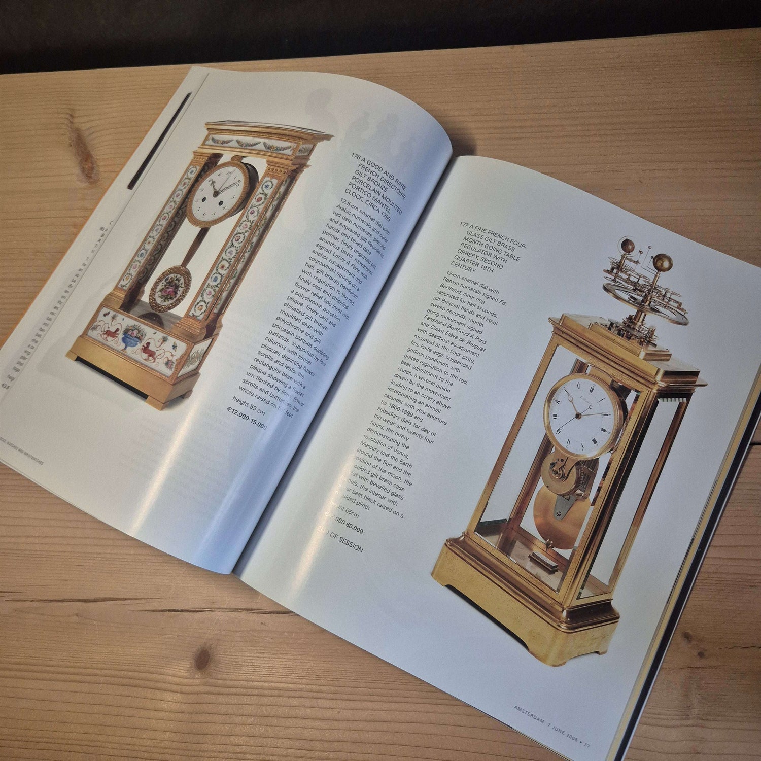Sotheby's Clocks, Watches and Wristwatches | Amsterdam 7 juni 2005 - Horlogerieshop.nl