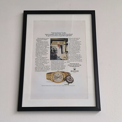 Vintage Rolex Datejust advertentie