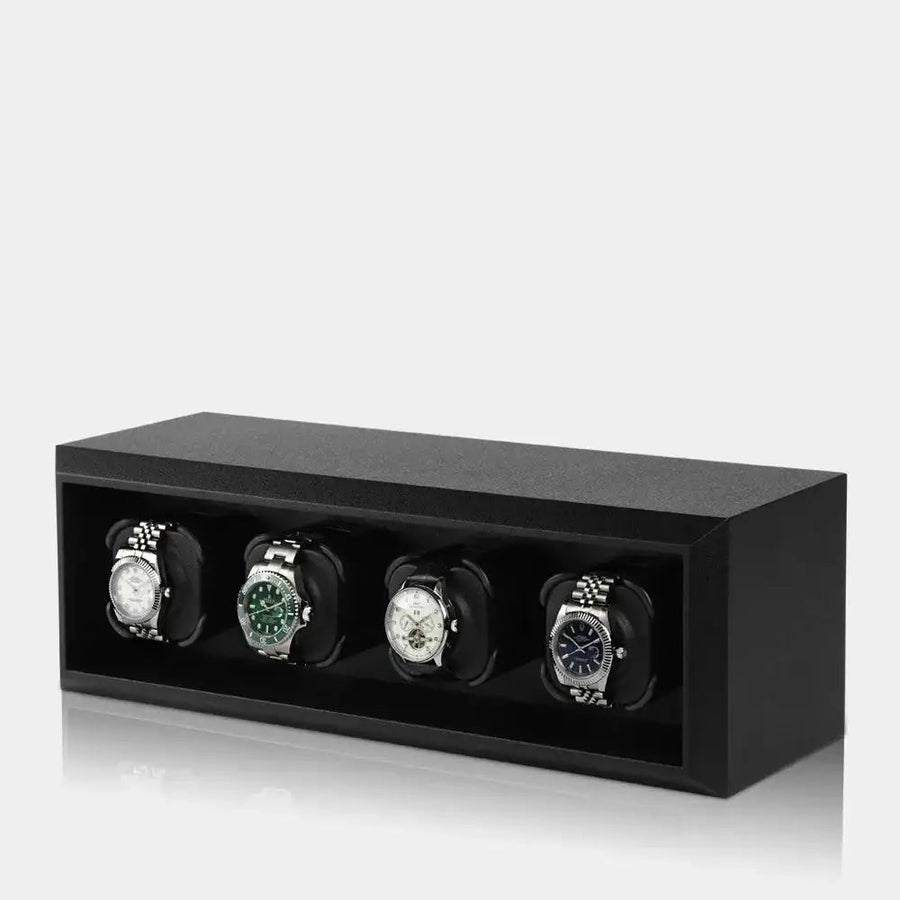 Watch winder zwart 4 Horloges Modalo - Watch Winder - Horlogerieshop.nl