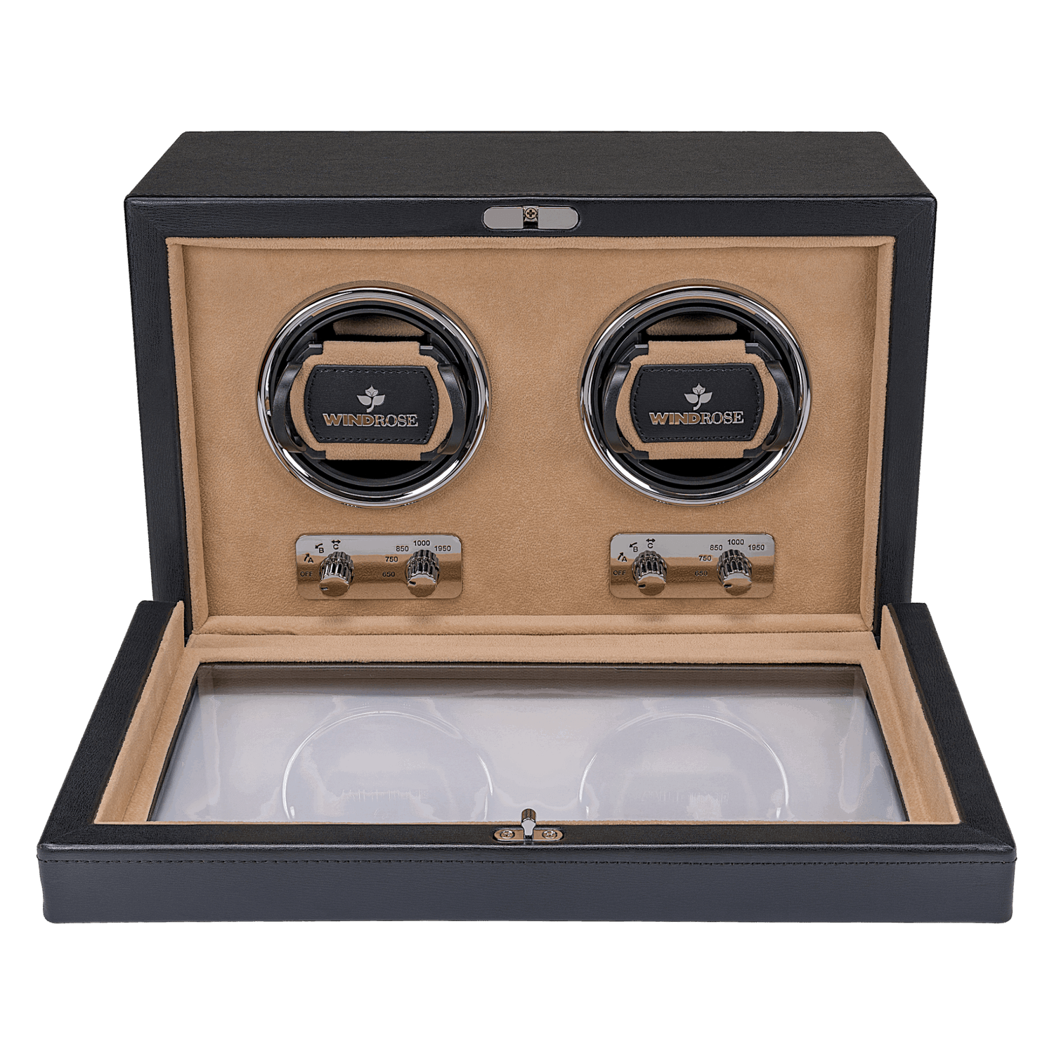 Watch Winder Ambiance 2 horloges Windrose 1967 - Horlogerieshop.nl