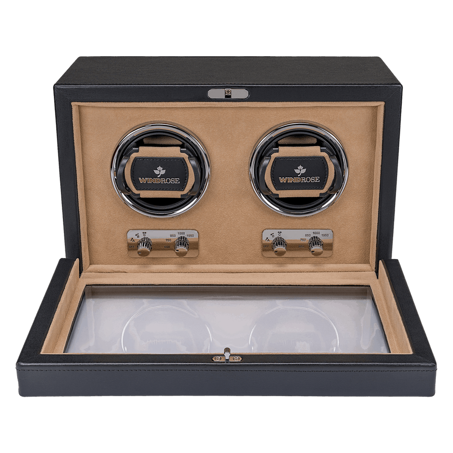 Watch Winder Ambiance 2 horloges Windrose 1967 - Horlogerieshop.nl