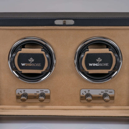 Watch Winder Ambiance 2 horloges Windrose 1967 - Horlogerieshop.nl