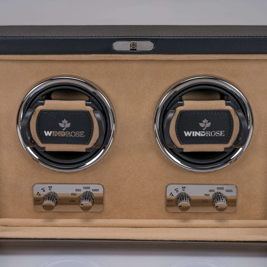 Watch Winder Ambiance 2 horloges Windrose 1967 - Horlogerieshop.nl