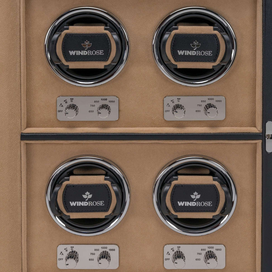Watch Winder Ambiance 4 horloges Windrose 1967 - Horlogerieshop.nl
