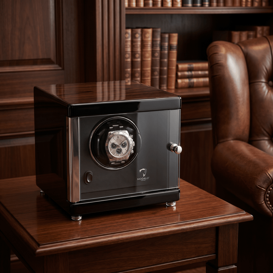 Modalo AMBIENTE 1 watch winder Makassar hout lifestyle