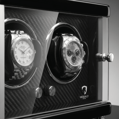 Modalo AMBIENTE 2 watch winder Carbon detail