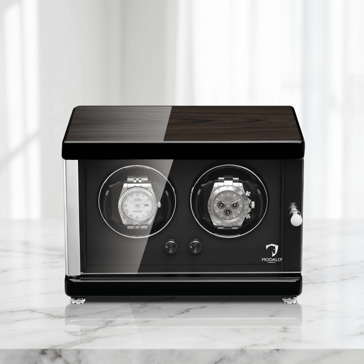 Modalo AMBIENTE 2 watch winder Makassar hout lifestyle