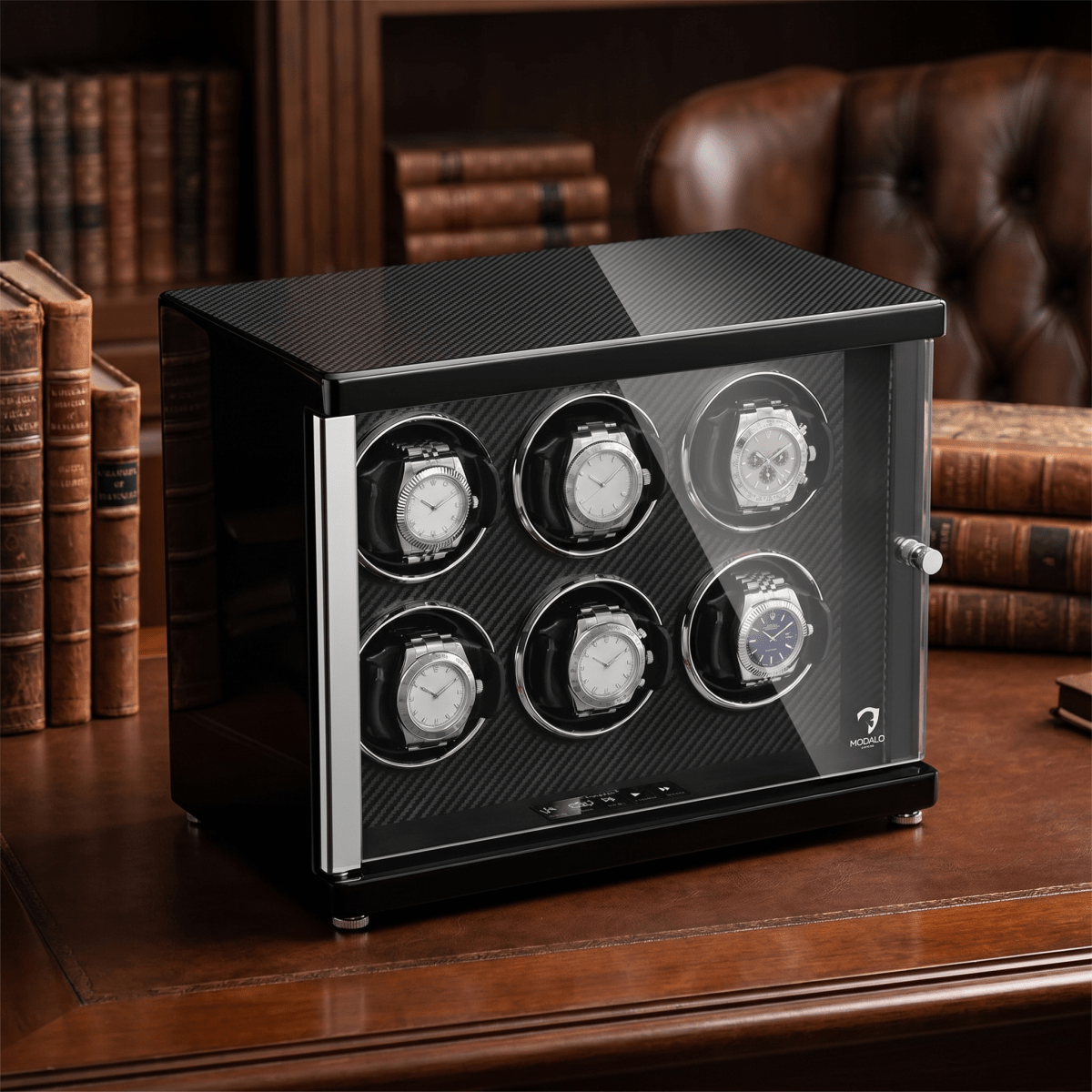 Modalo AMBIENTE 6 watch winder Carbon lifestyle