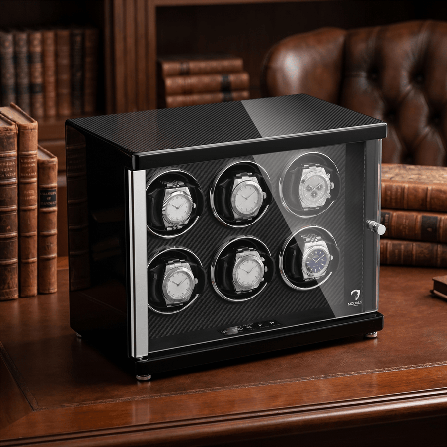 Modalo AMBIENTE 6 watch winder Carbon lifestyle