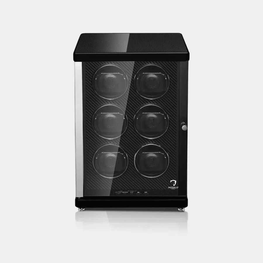 Watch winder AMBIENTE Vertical 6 Horloges Modalo - Horlogerieshop.nl
