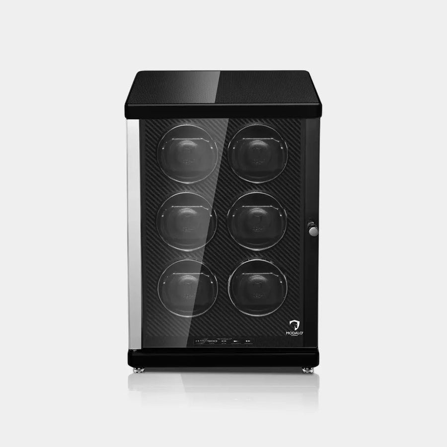 Watch winder AMBIENTE Vertical 6 Horloges Modalo - Horlogerieshop.nl