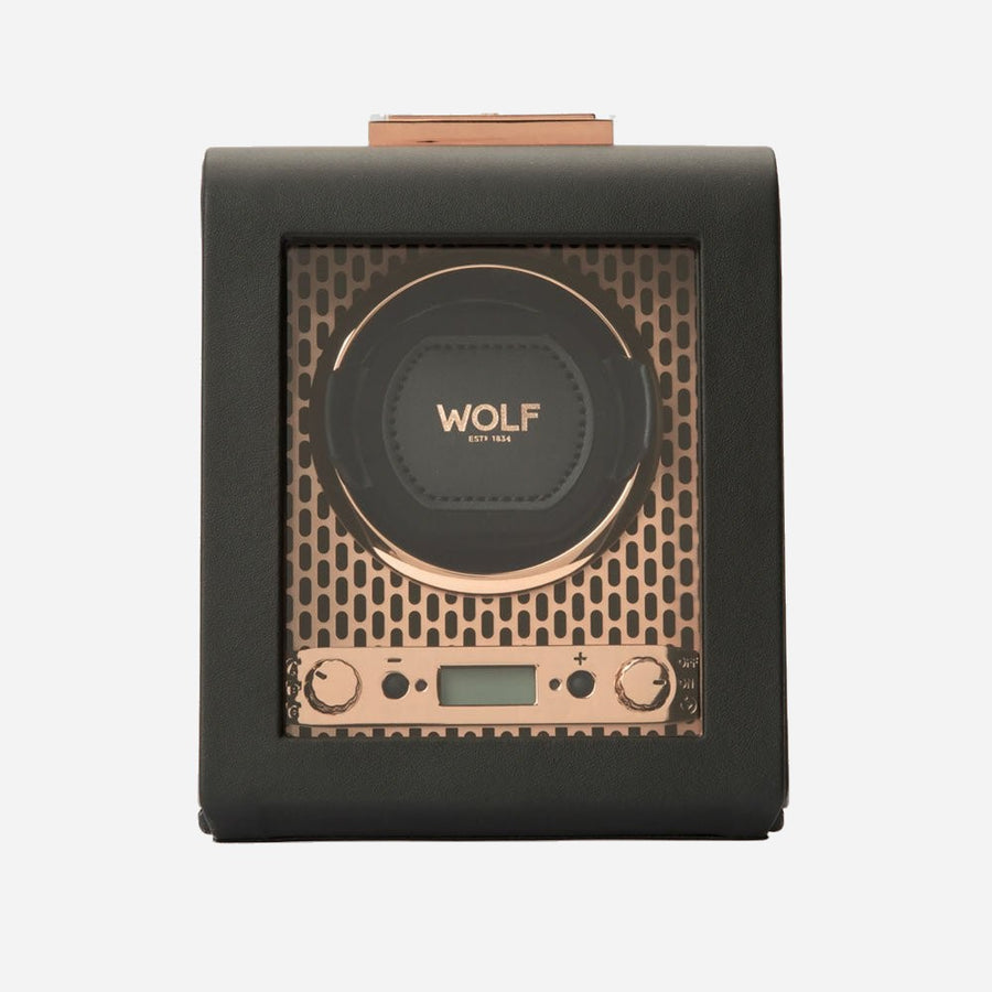 Watch winder Axis 1 horloge Wolf 1834 - Horlogerieshop.nl