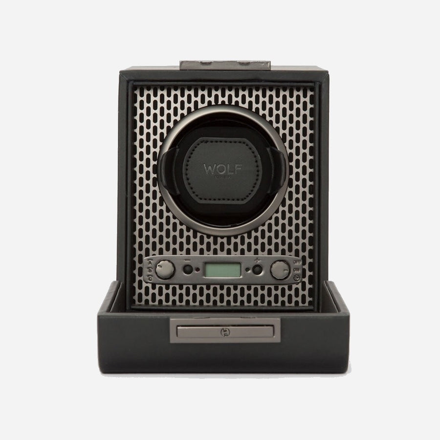 Watch winder Axis 1 horloge Wolf 1834 - Horlogerieshop.nl