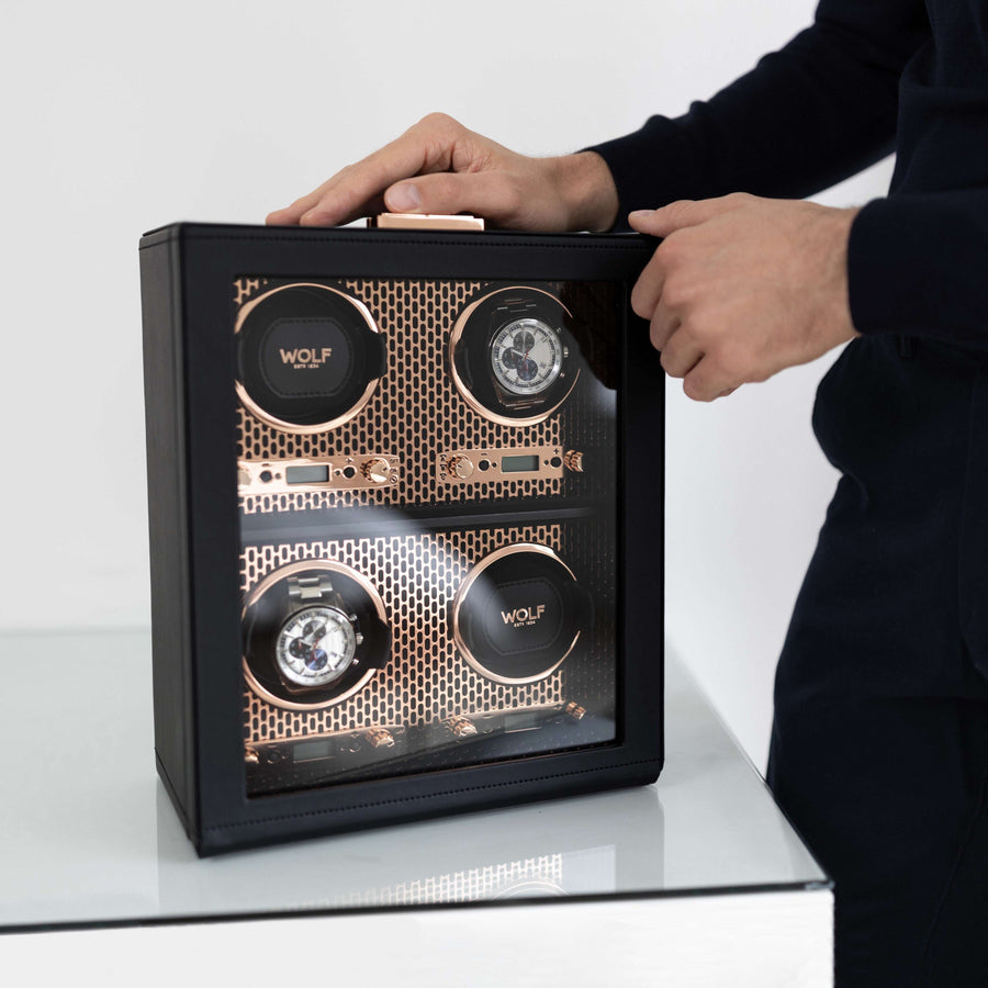 Watch winder Axis 4 Horloges Wolf 1834 - Horlogerieshop.nl