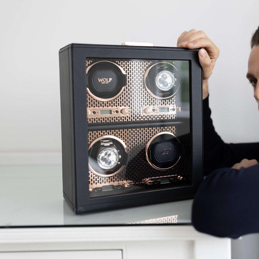 Watch winder Axis 4 Horloges Wolf 1834 - Horlogerieshop.nl