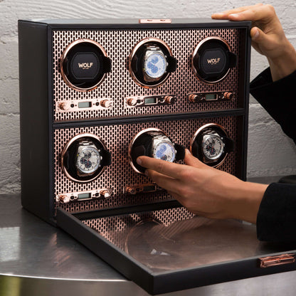 Watch winder Axis 6 Horloges Wolf 1834 - Horlogerieshop.nl